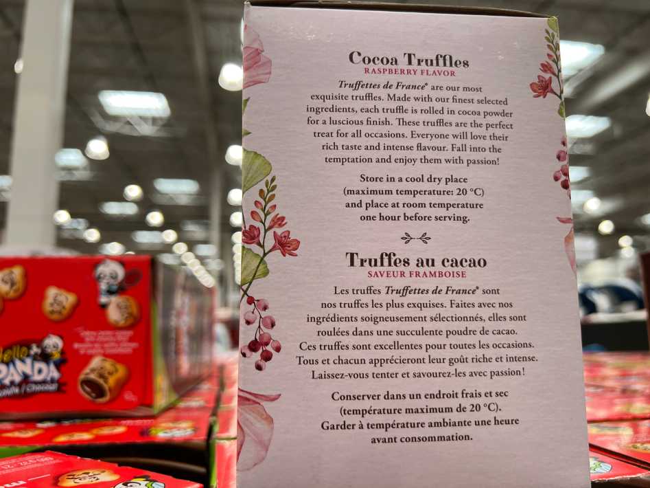 Costco CHOCMOD COCOA TRUFFLES 800 g - Canada (ITM 2522519)