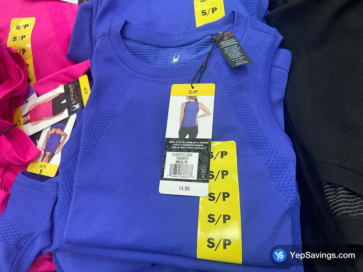 Costco SPYDER ACTIVE TANK TOP + WOMENS SIZES XS - XL - Canada (ITM 1880674)