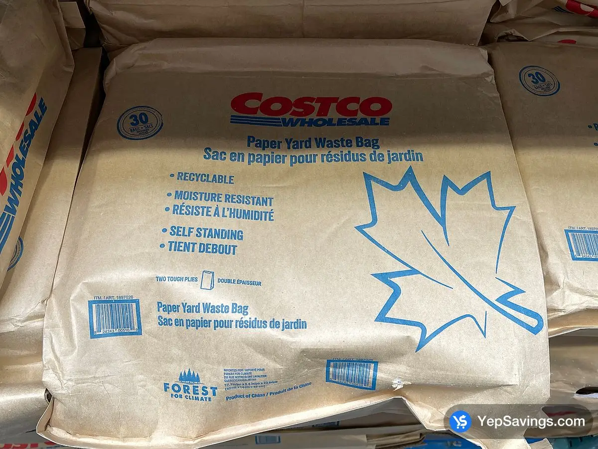 Costco LAWN / LEAF BAGS PACK OF 30 - Canada (ITM 1897026)