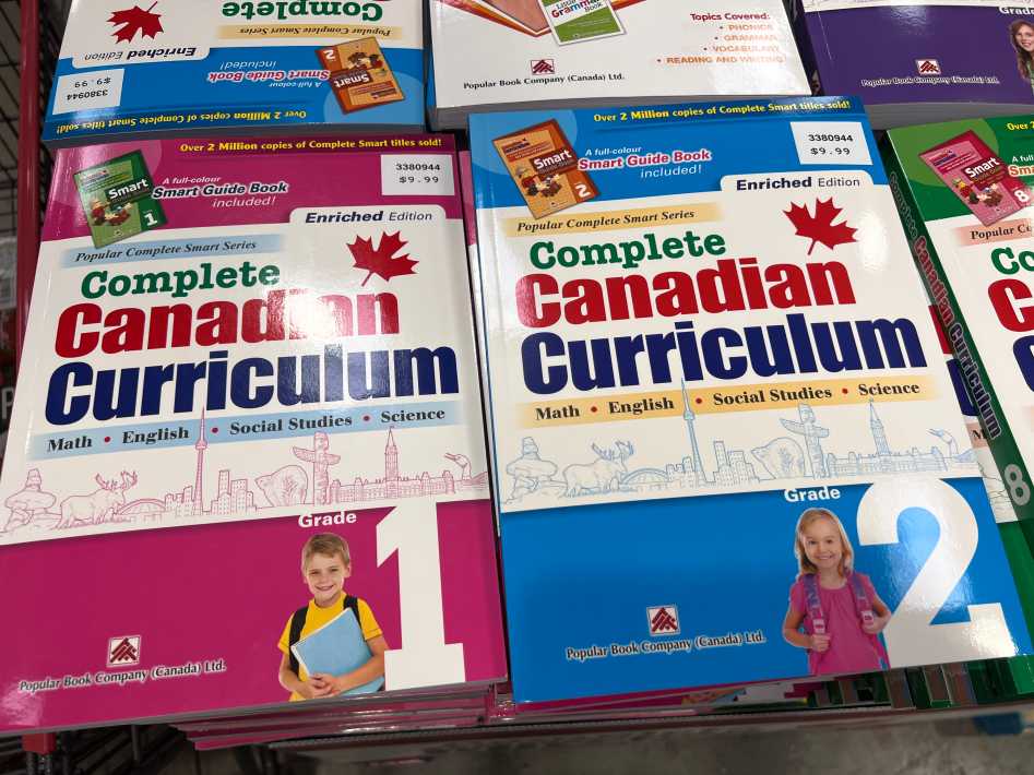 Costco Complete Canadian Curriculum Math / English / Social Studies / Science - Canada (ITM 3380944)