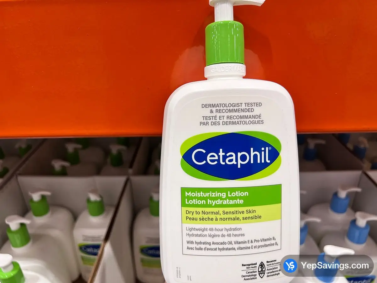 Costco CETAPHIL MOISTURIZING LOTION 1L - Canada (ITM 169940)