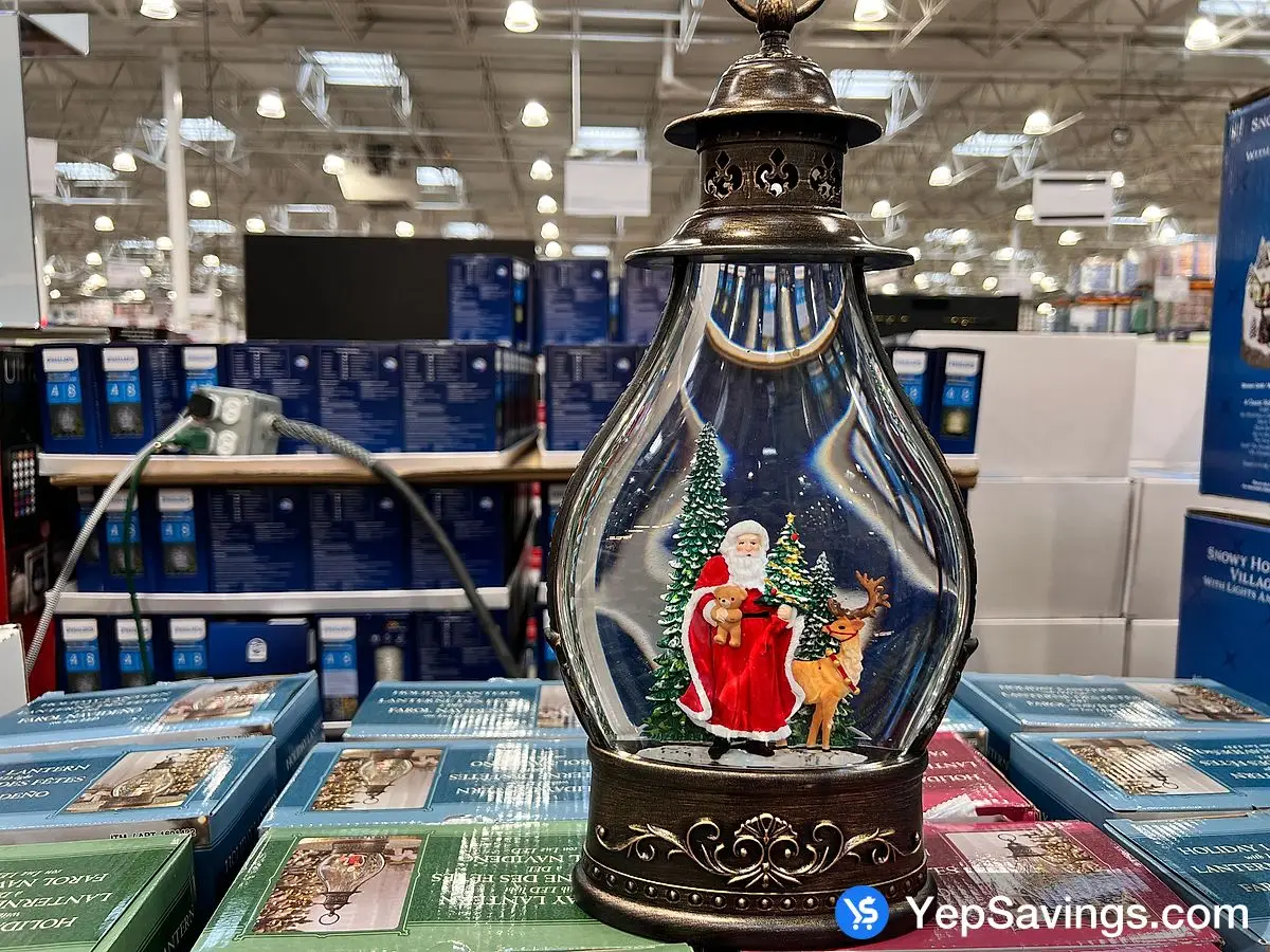 Costco HOLIDAY LANTERN WITH LED LIGHTS ASSORTED - Canada (ITM 1601432)