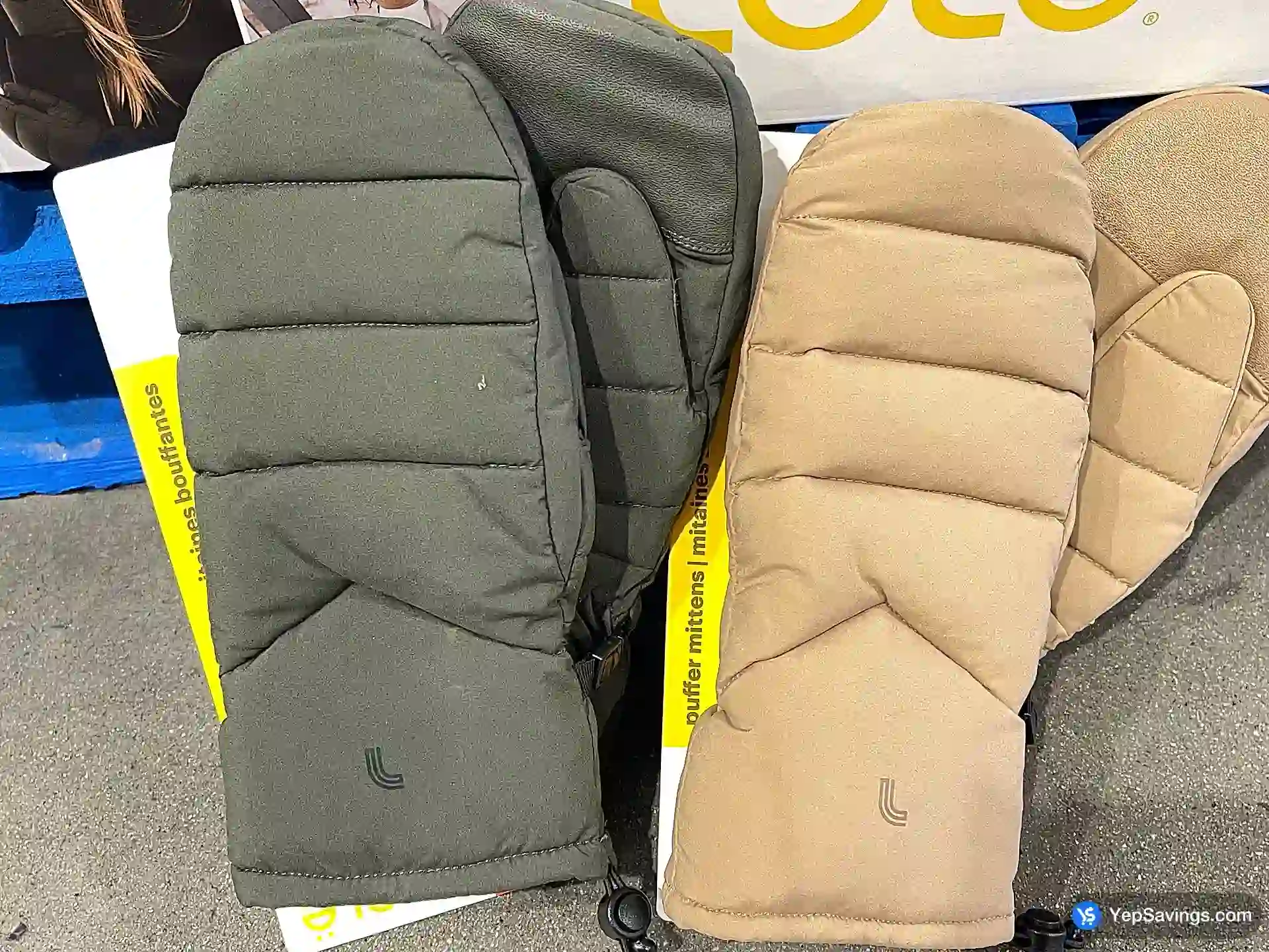 Costco LOLE PUFFY MITTENS LADIES SIZE S / M L / XL - Canada (ITM 1805179)