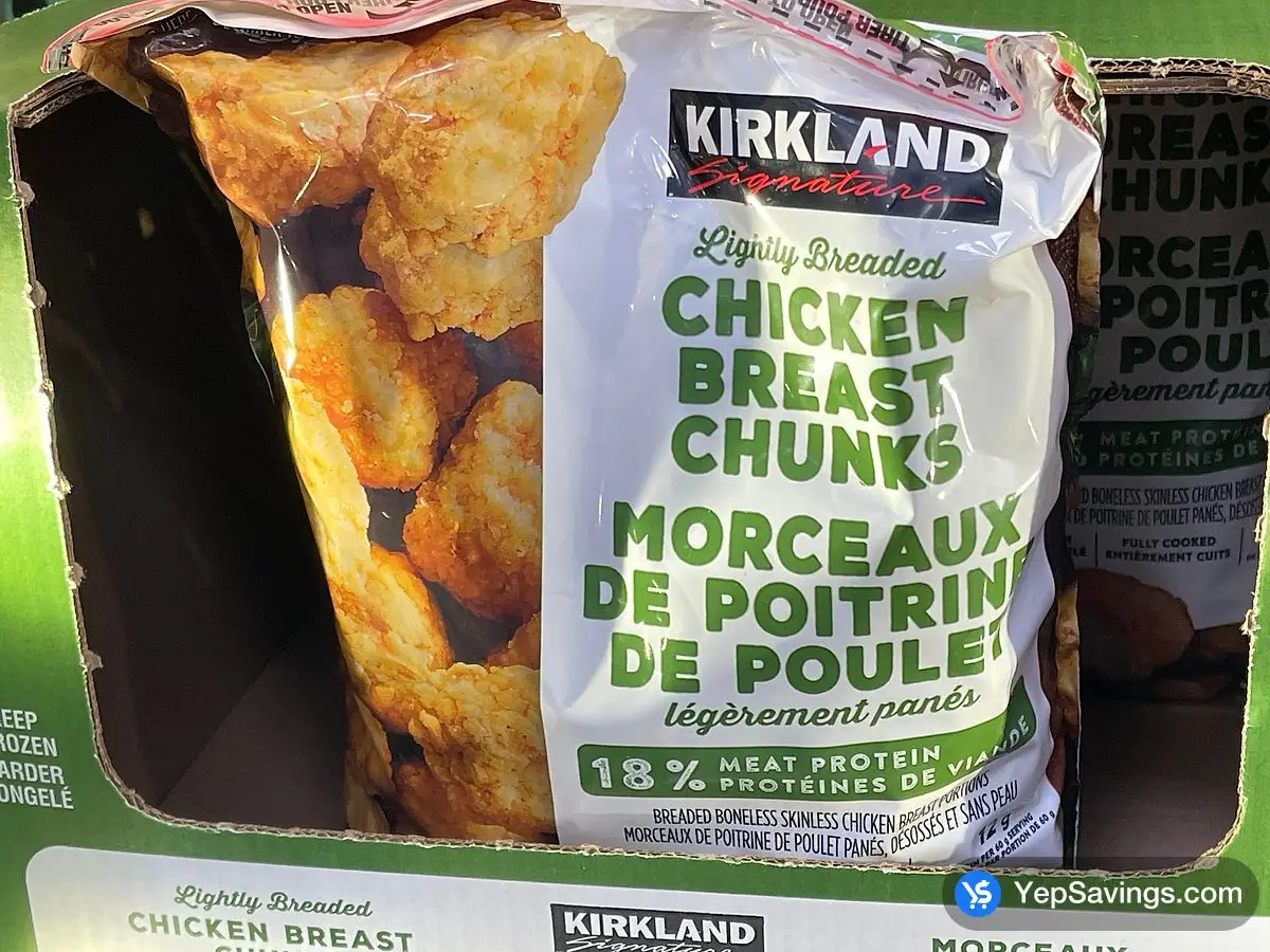 Costco KIRKLAND SIGNATURE CHICKEN BREAST CHUNKS 1.8 kg - Canada (ITM 1736931)