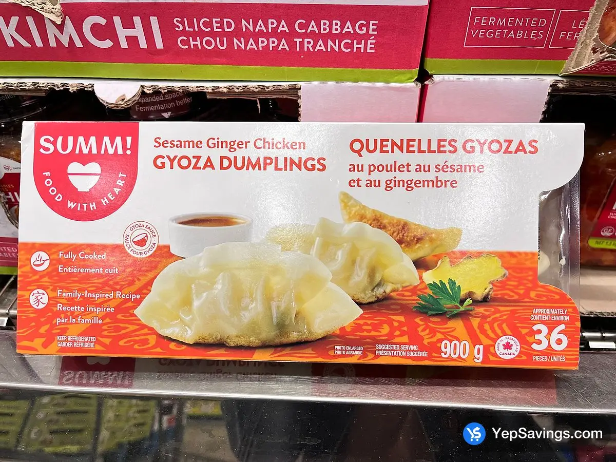 Costco SUM-M! CHICKEN GYOZA 900g - Canada (ITM 396203)