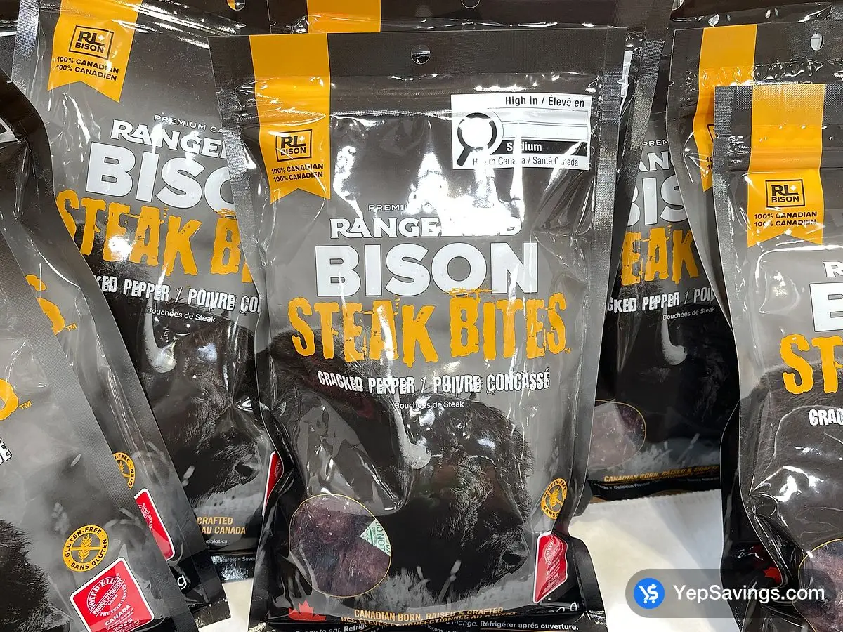 Costco RANGELAND BISON STEAK BITES 300 g - Canada (ITM 1772749)