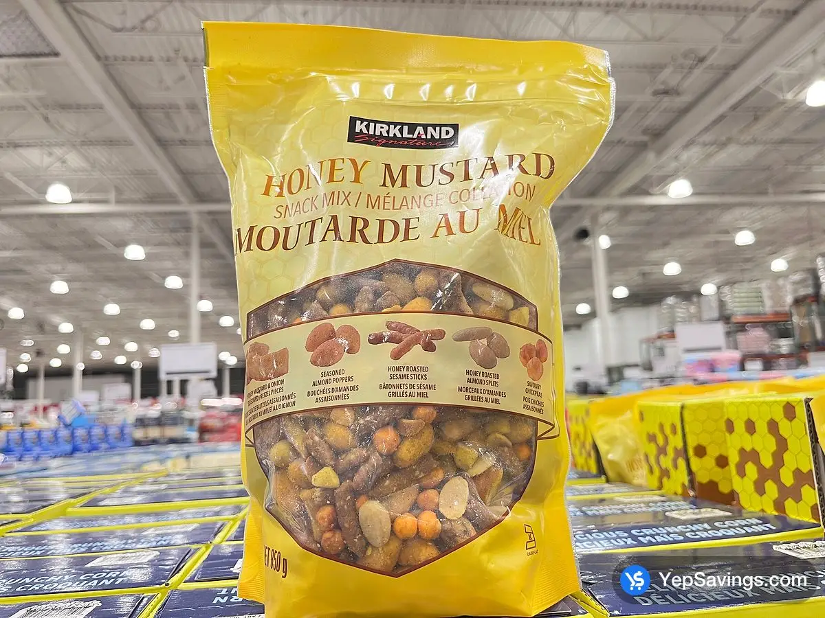 Costco KIRKLAND SIGNATURE HONEY MUSTARD SNACK 850 g - Canada (ITM 1274297)
