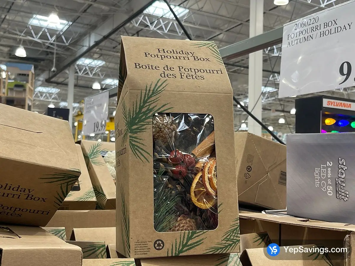 Costco HOLIDAY POTPOURRI BAG CINNAMON SCENTED ASSORTED - Canada (ITM 2060220)