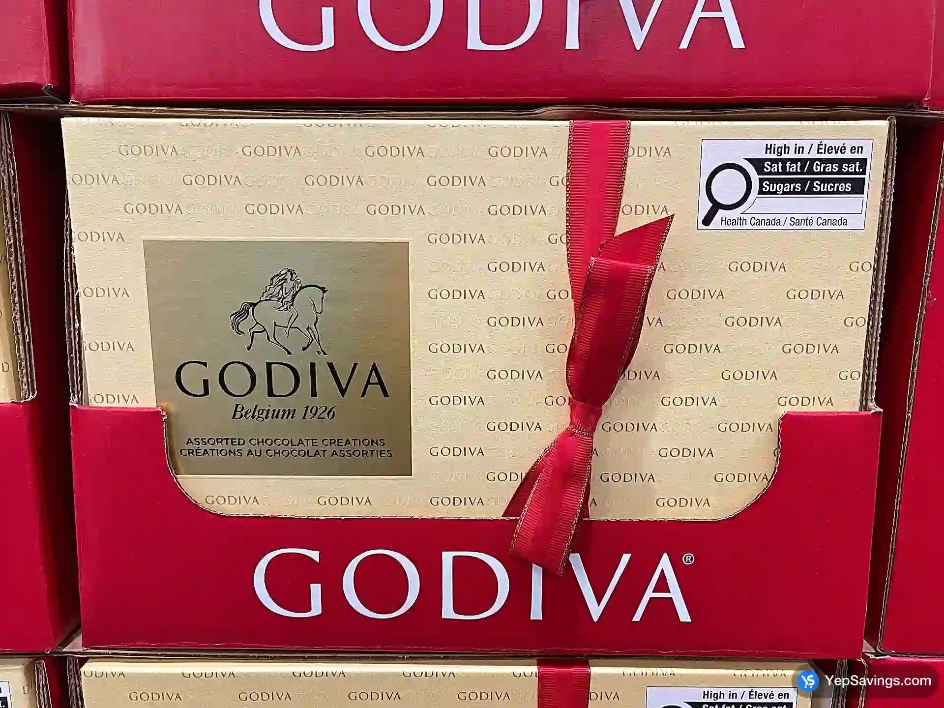 Costco GODIVA BELGIAN CHOCOLATES 303 g - Canada (ITM 1480774)