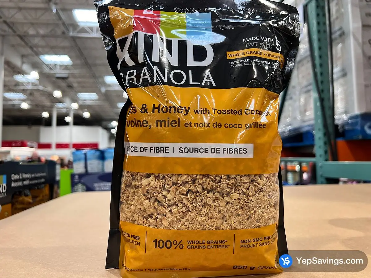 Costco KIND OATS AND HONEY GRANOLA 850 g - Canada (ITM 1779294)