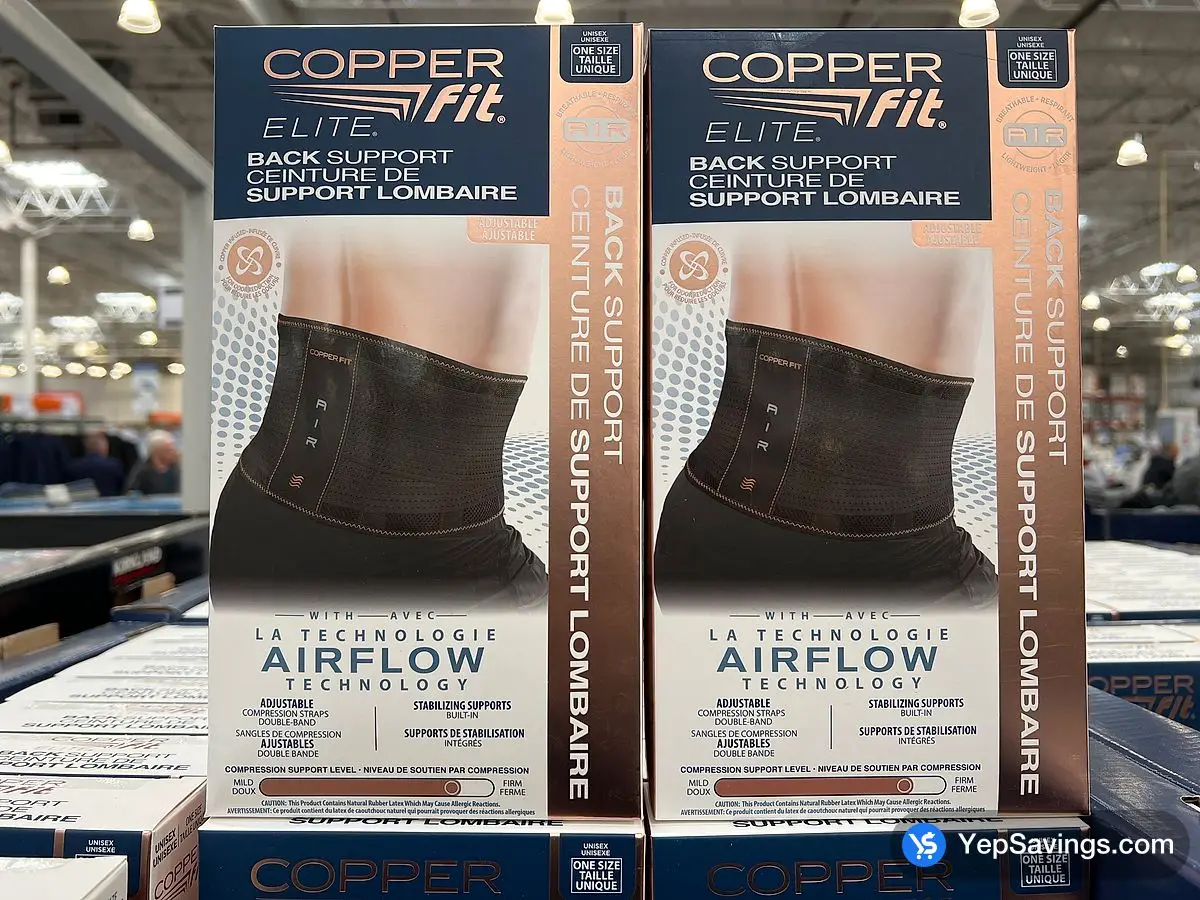 Costco COPPER FIT AIR BACK SUPPORT - Canada (ITM 1740701)
