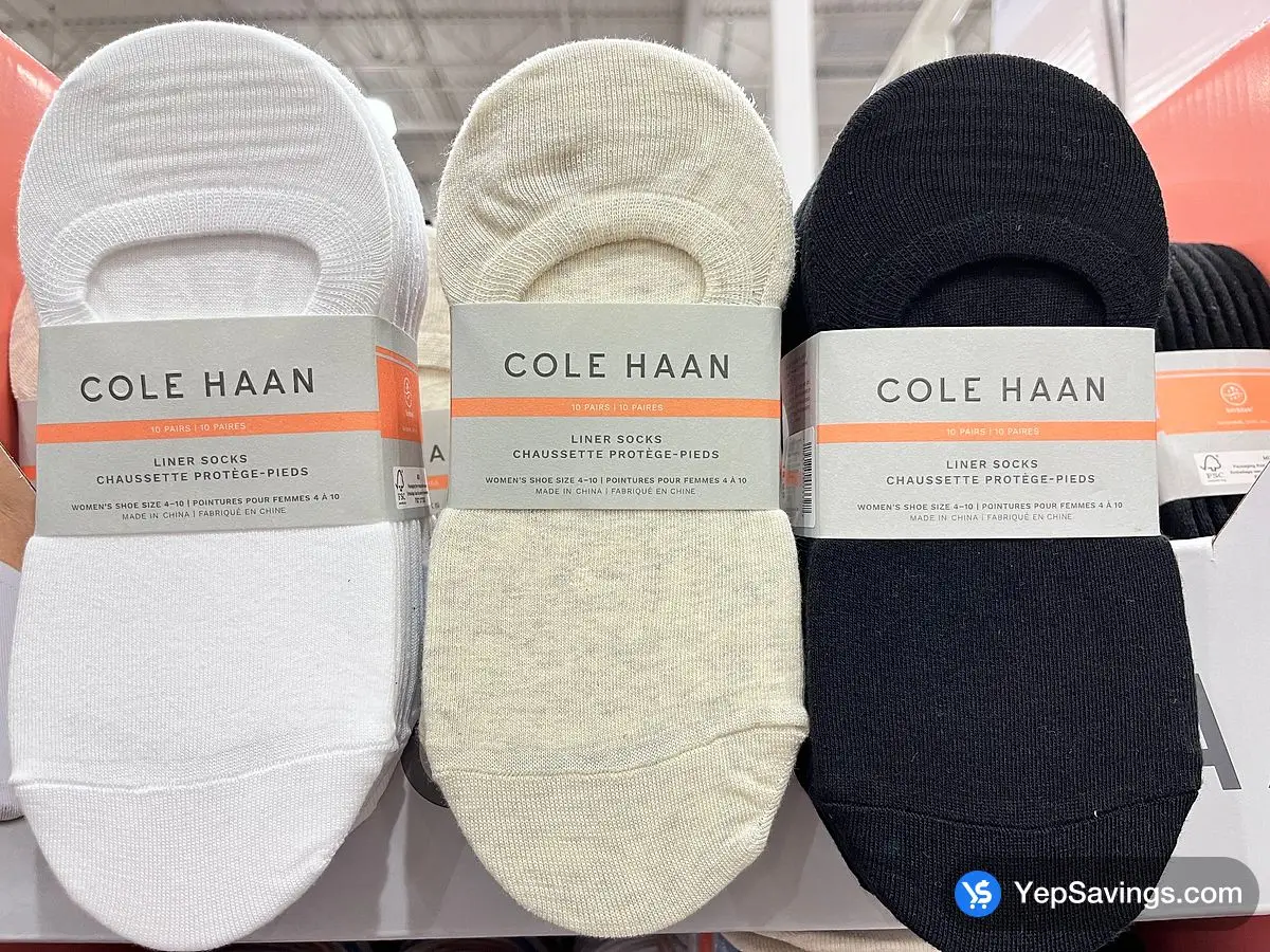Costco COLE HAAN NO SHOW SOCK 10PK LADIES SIZES 6-9.5 - Canada (ITM 3345678)
