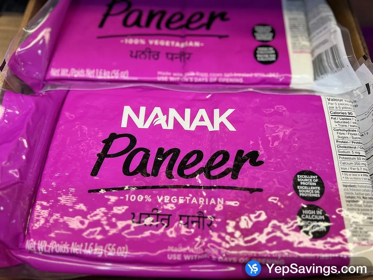 Costco NANAK PANEER 1.6 kg - Canada (ITM 319376)