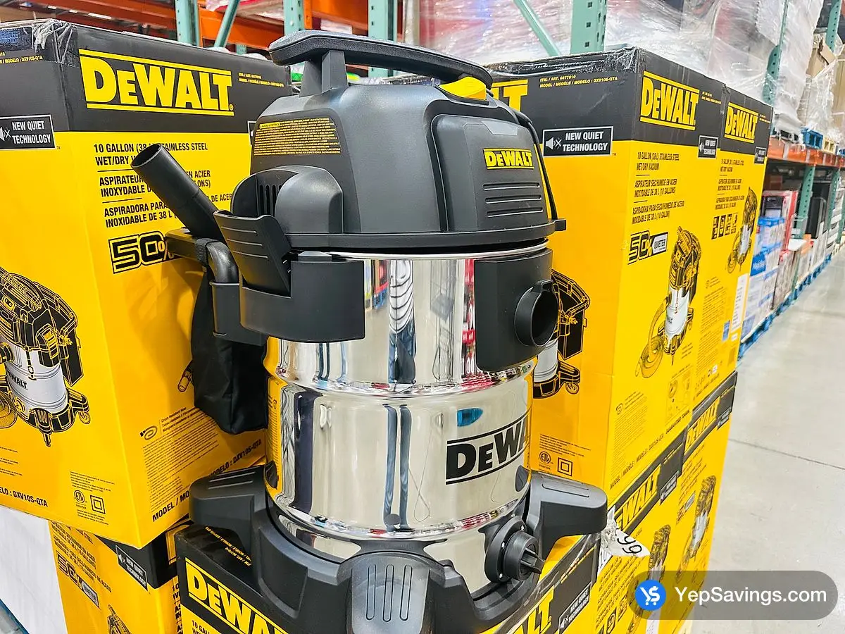 DEWALT QUIET WET / DRY VACUUM 10G / 38L ITM 6677010 at Costco