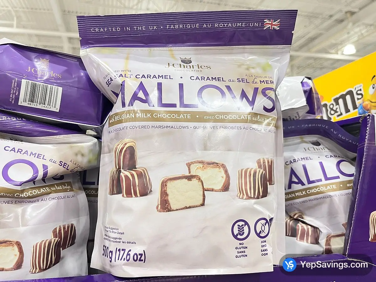 Costco J CHARLES SEA SALT CARAMEL MALLOWS 500g - Canada (ITM 1871100)