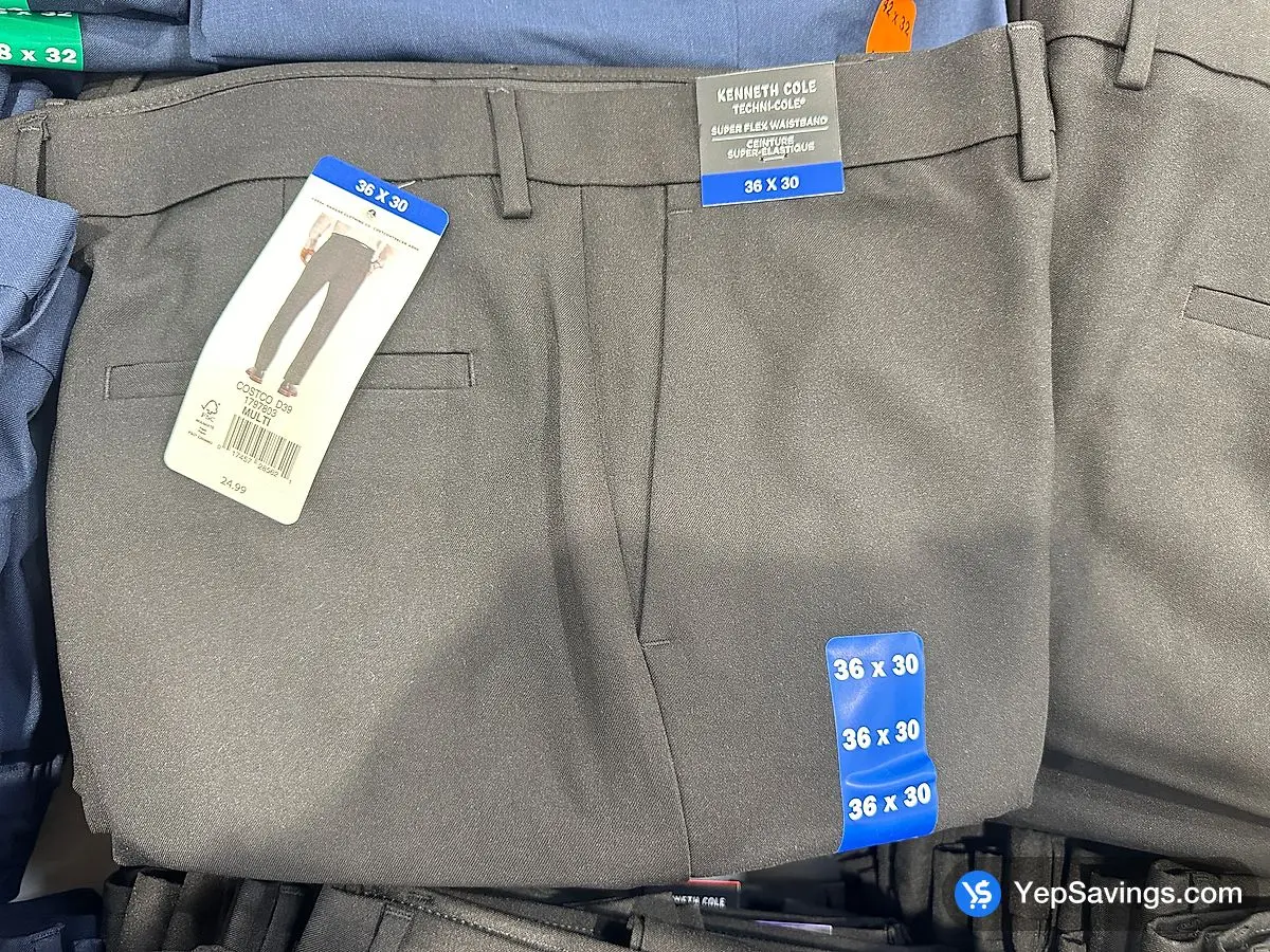 Costco KENNETH COLE DRESS PANT + MENS SIZES 30-42 - Canada (ITM 1797804)