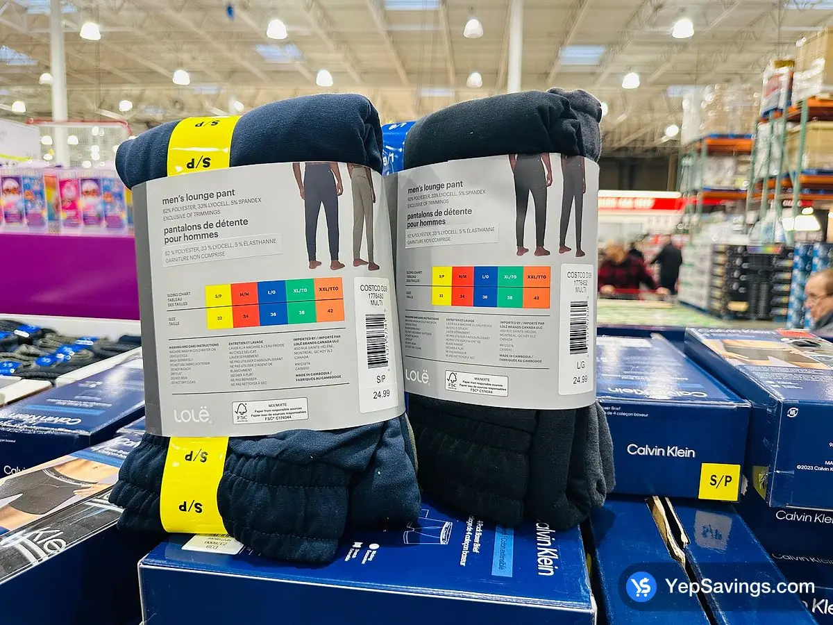 Costco LOLË LOUNGE PANTS 2PK + MENS SIZES S - XXL - Canada (ITM 1776452)