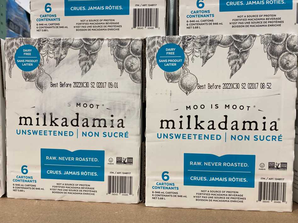 MILKADAMIA MACADAMIA BEVERAGE 6X946 ml ITM 1248117 at Costco