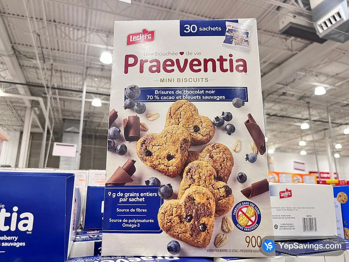 Costco LECLERC PRAEVENTIA COOKIES 210 g - Canada (ITM 1827161)