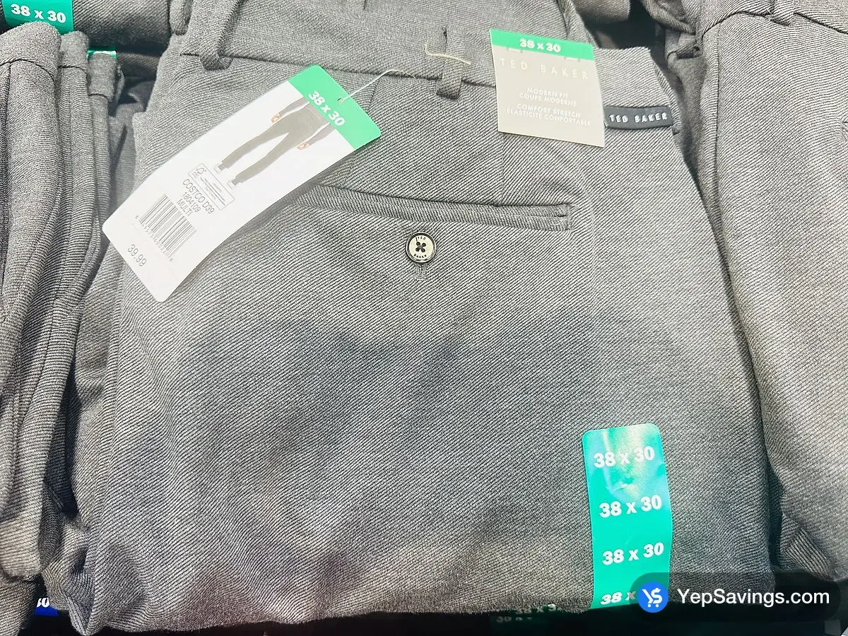 Costco TED BAKER DRESS PANT + MENS SIZES 30-40 - Canada (ITM 1804106)