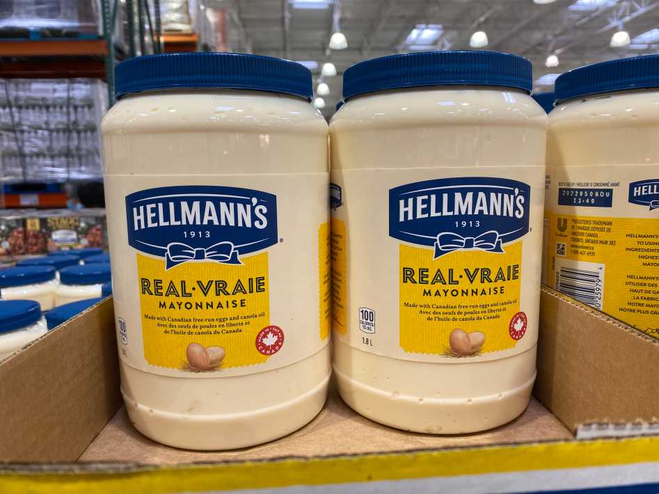 HELLMANN'S REAL MAYONNAISE 1.8 L ITM 170600 at Costco