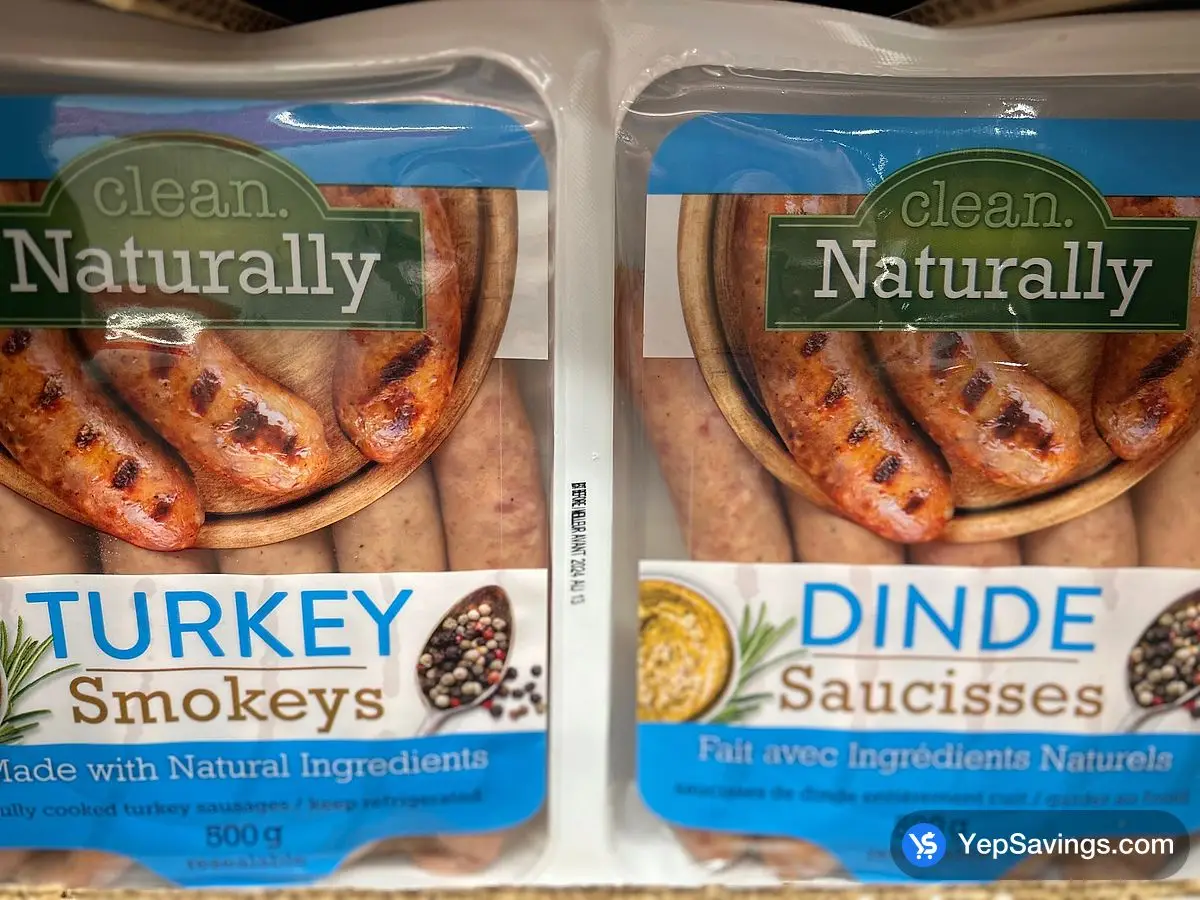 CLEAN GOURMET TURKEY SAUSAGES 2 x 500 g ITM 1750700 at Costco