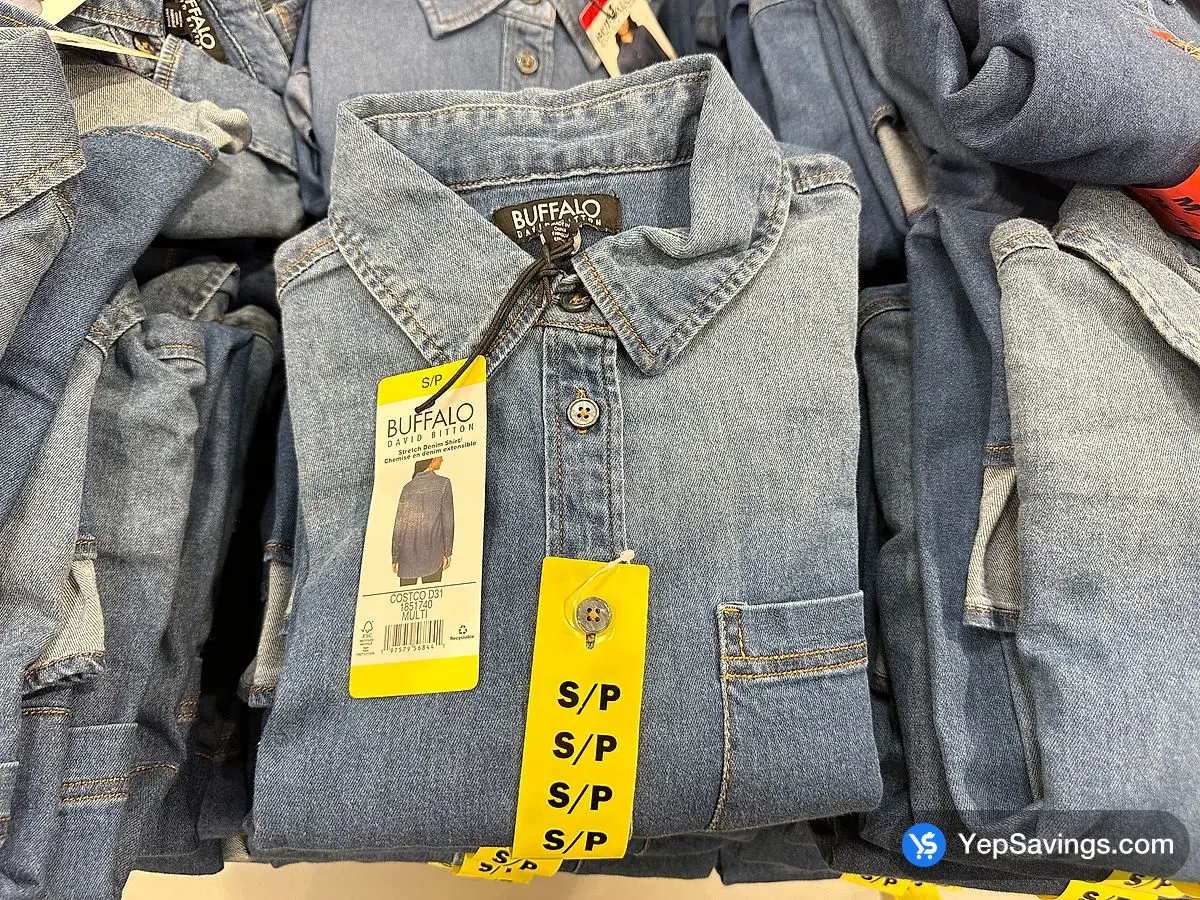 Costco BUFFALO DENIM SHIRT + LADIES SIZES S - XXL - Canada (ITM 1851743)