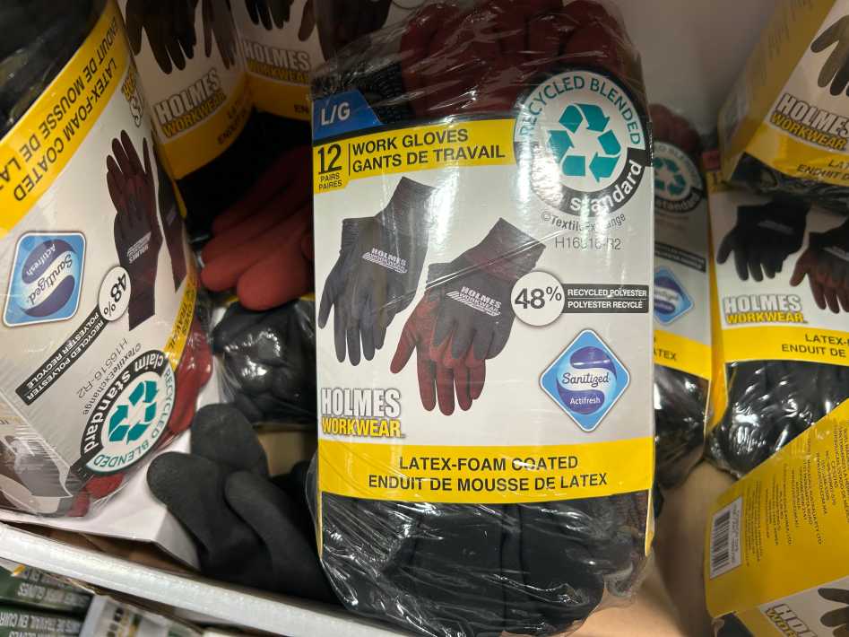 HOLMES WORK GLOVES PACK OF 12 SIZES : M - L ITM 1684730 at Costco