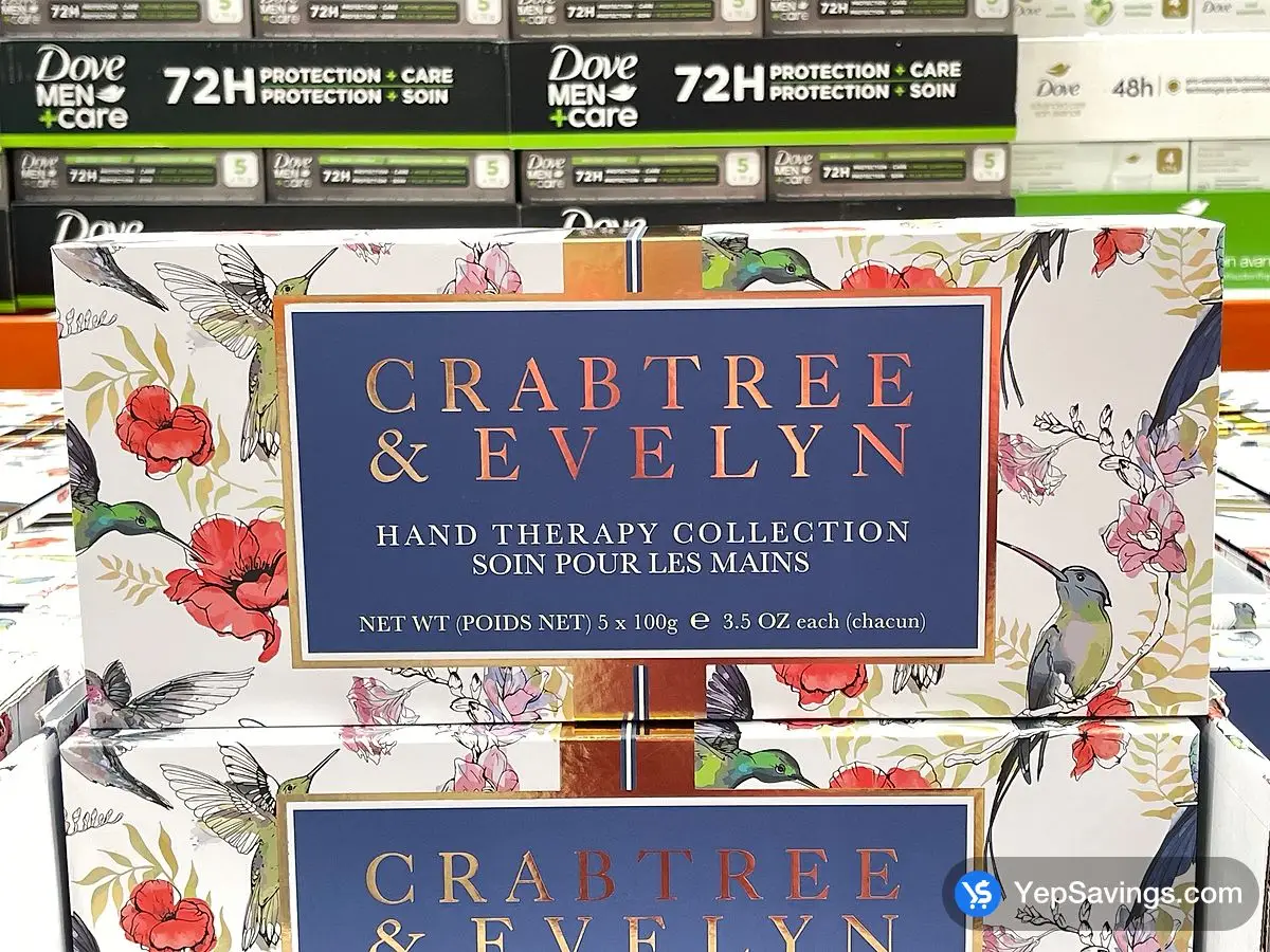 Costco CRABTREE & EVELYN HAND THERAPY 5 x 100 g - Canada (ITM 1897394)