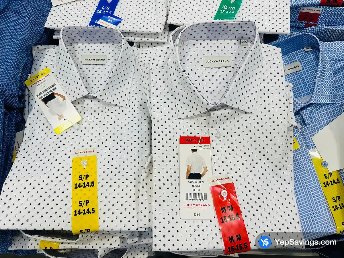 LUCKY BRAND SHORT SLEEVE SHIRT + MENS SIZES S - XXL ITM 1676405 at Costco