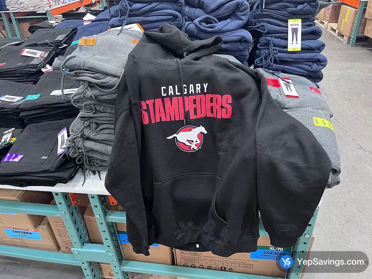 Costco CALGARY STAMPEDERS HOODIE MENS SIZES XS - XXL - Canada (ITM 4381000)