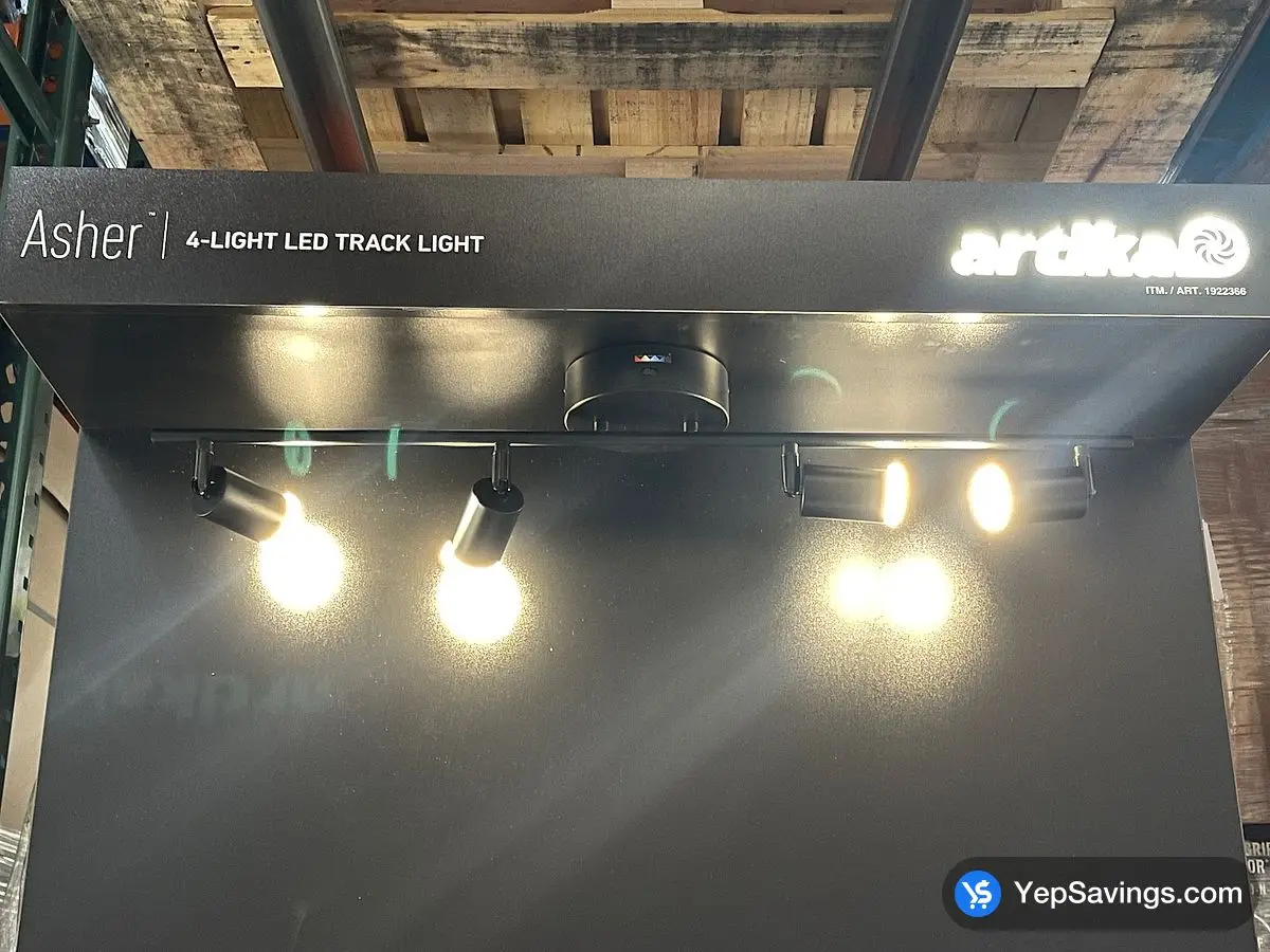 Costco ARTIKA ASHER LED TRACK LIGHT MATTE BLACK - Canada (ITM 1922366)