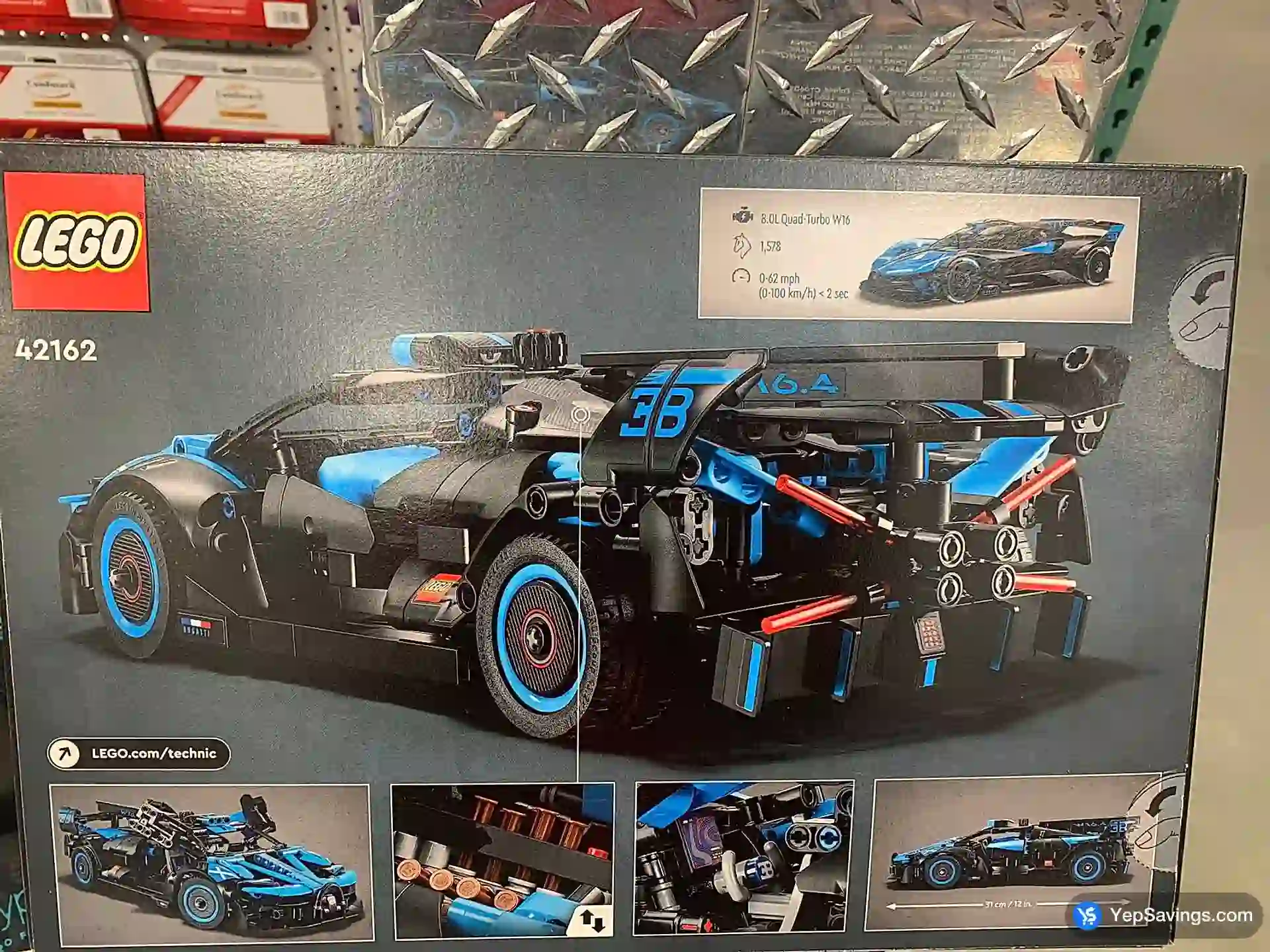 Costco LEGO TECHNIC BUGATTI BOLIDE AGILE BLUE 42162 - Canada (ITM 2442162)