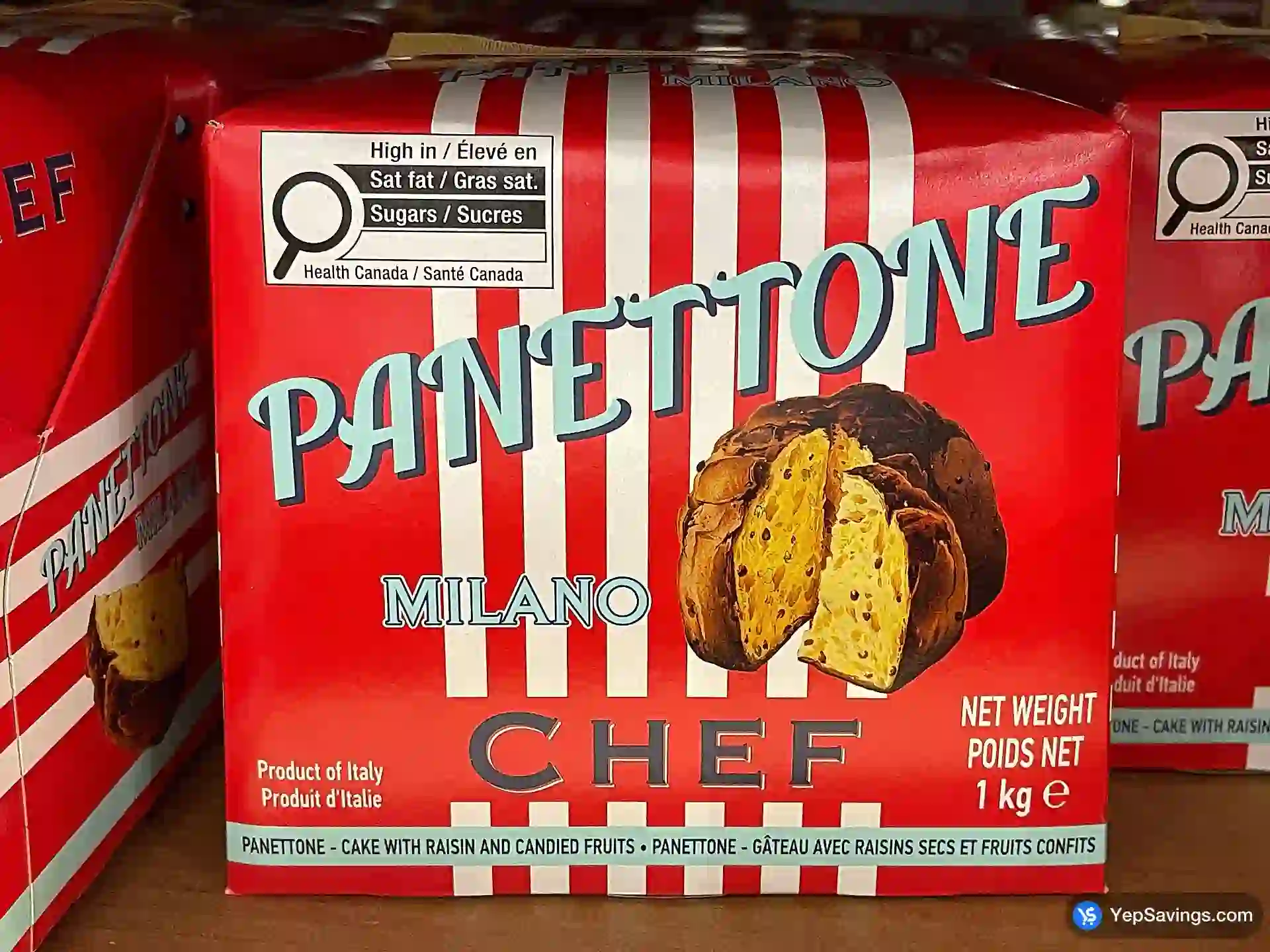 Costco CHEF PANETTONE 1 kg - Canada (ITM 398807)