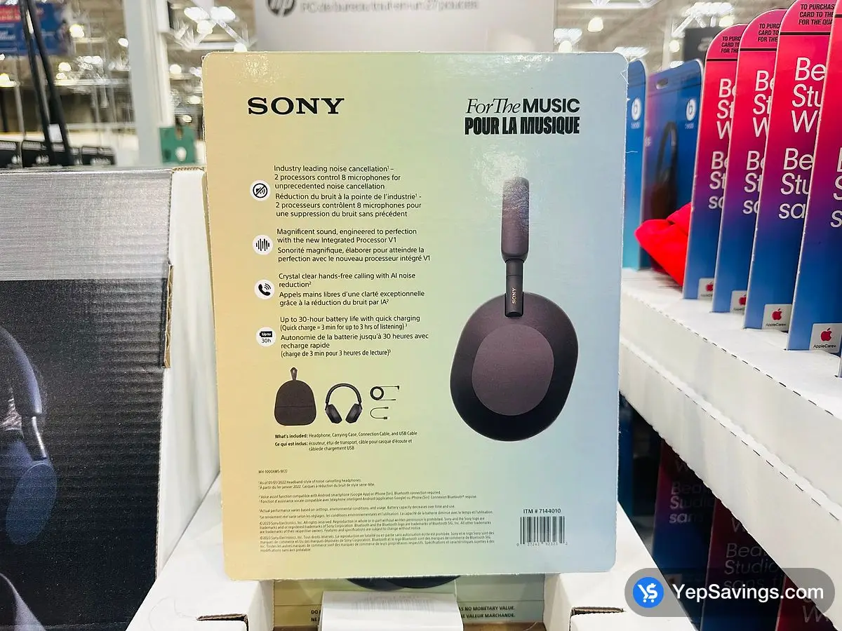 Costco SONY WH - 1000XM5 NC HEADPHONES - Canada (ITM 7144010)