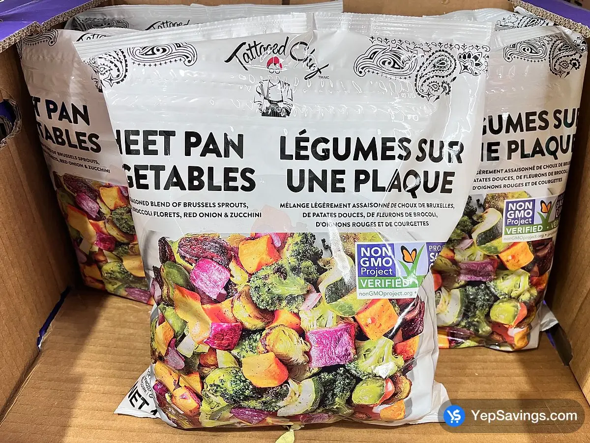 Costco TATOOED CHEF SHEET PAN VEGETABLES 1.81 kg - Canada (ITM 1874843)