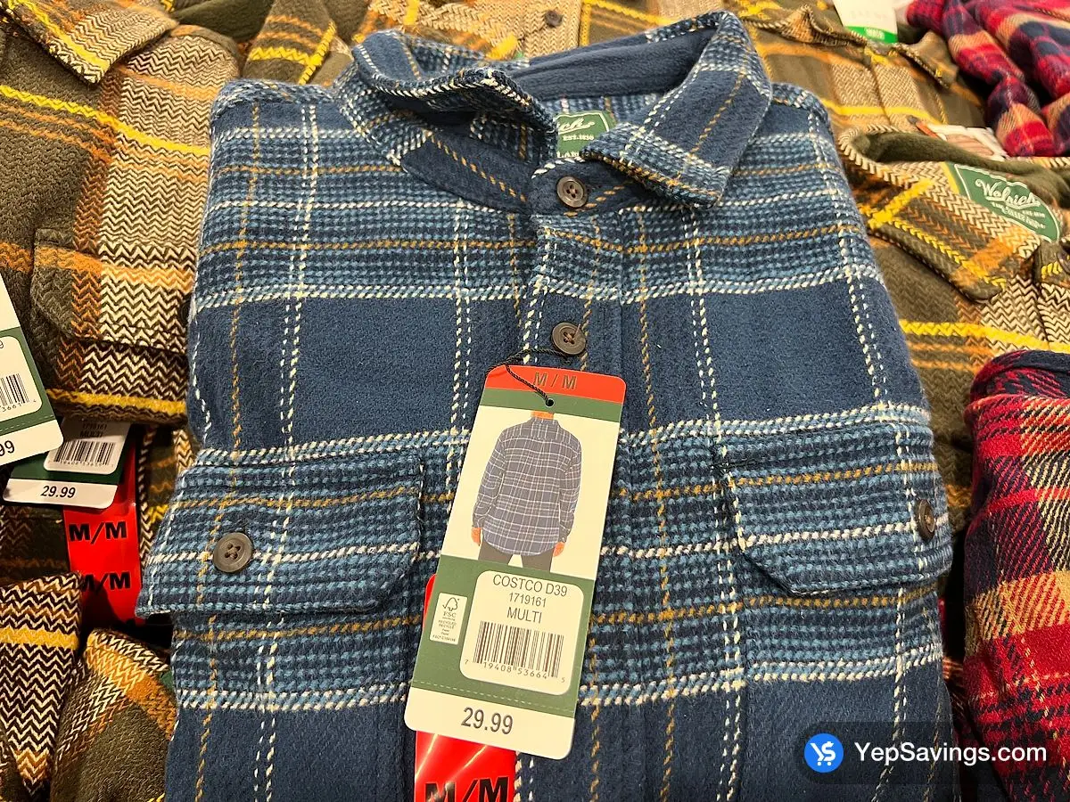 Costco WOOLRICH FLANNEL SHIRT JACKET + MENS SIZES S - XXL - Canada (ITM 1719160)
