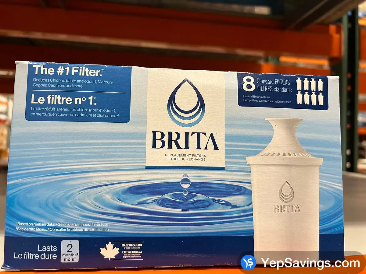 BRITA REPLACEMENT FILTERS PACK OF 88888 ITM 845993 at Costco