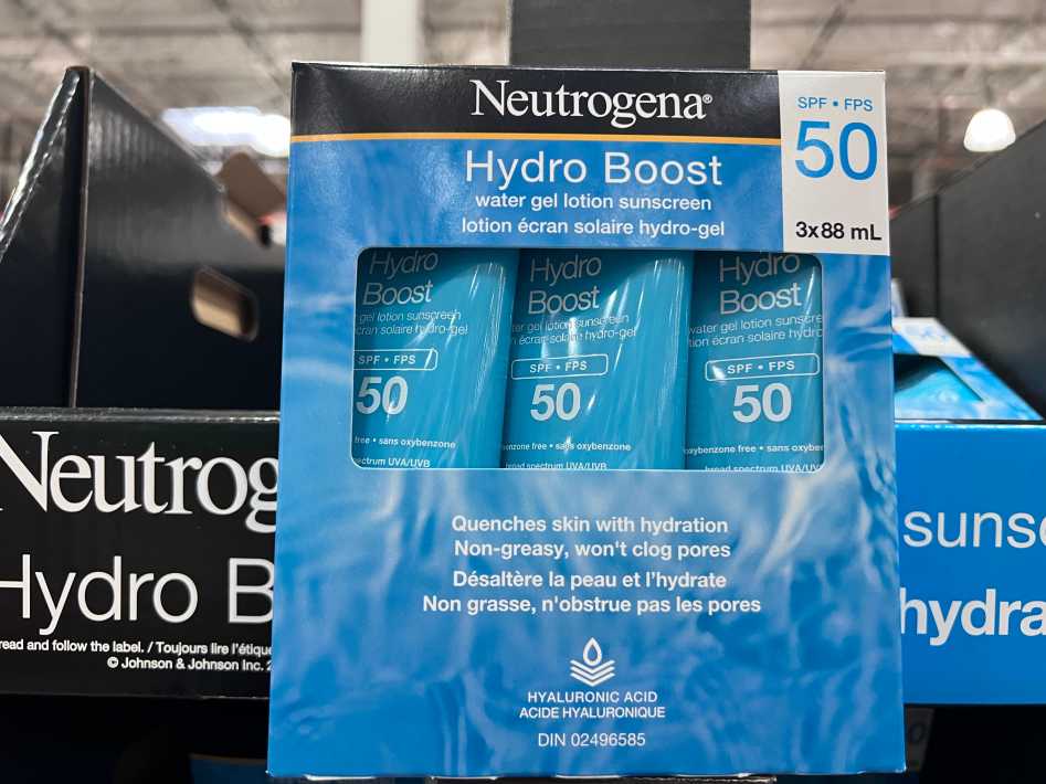 NEUTROGENA HYDRO BOOST SPF 50 3 x 88 mL ITM 1488221 at Costco