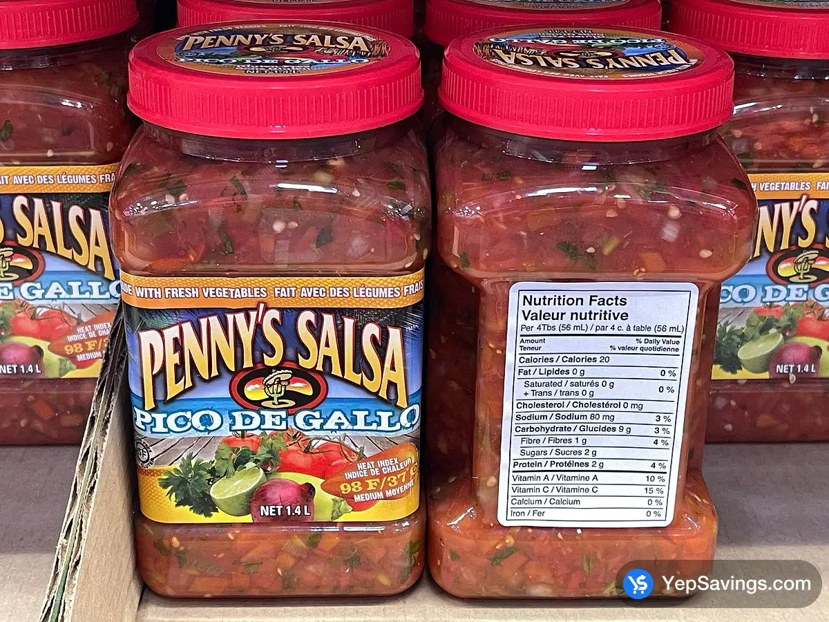 Costco PENNY'S PICO DE GALLO SALSA 1.4 L - Canada (ITM 188041)
