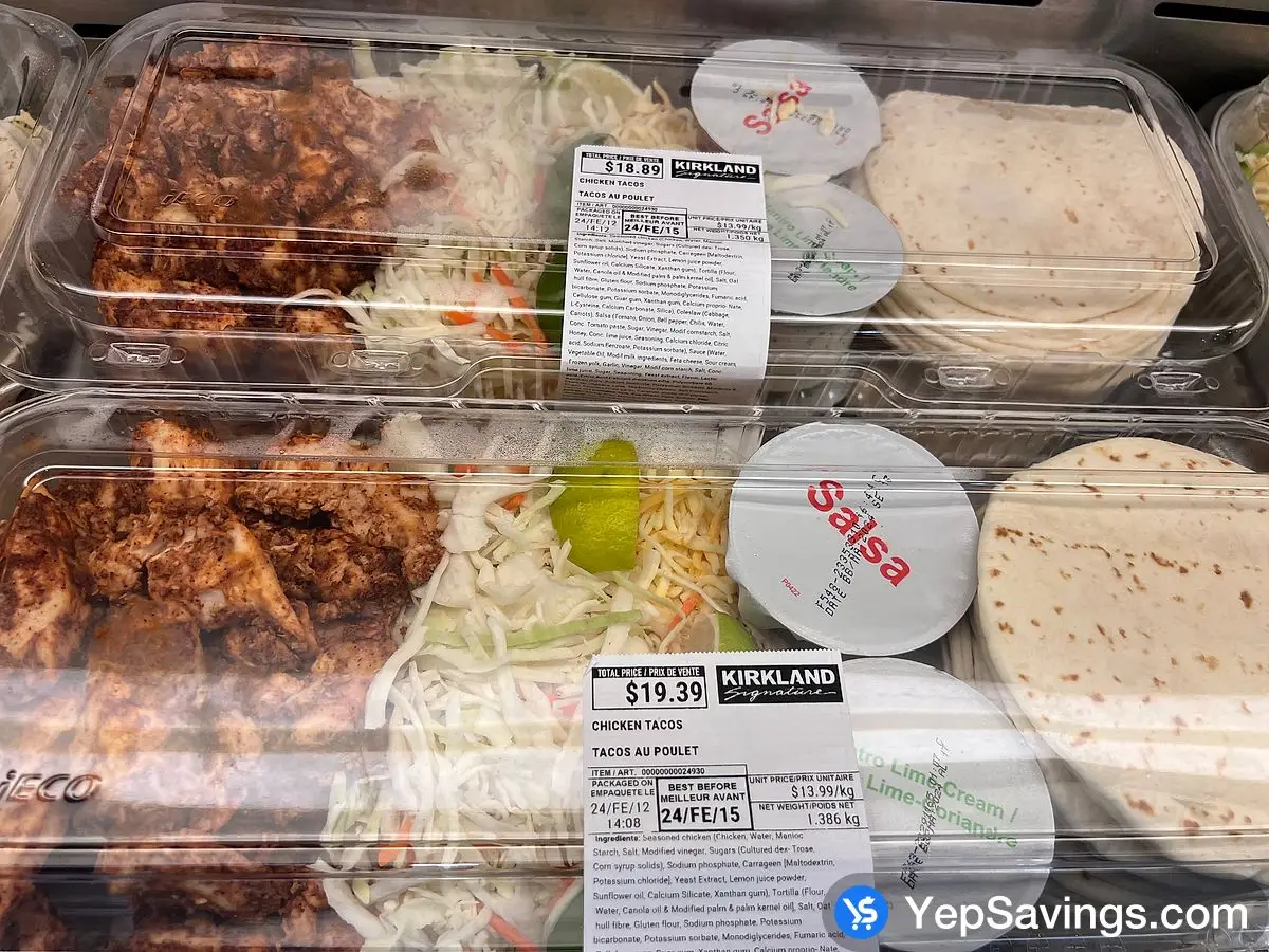 Costco CHICKEN TACOS - Canada (ITM 24930)
