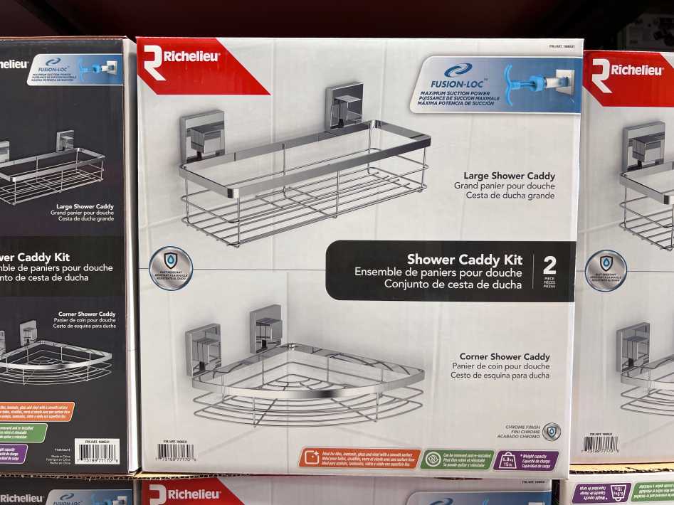 RICHELIEU SHOWER CADDY KIT 2 UNITS ITM 1606531 at Costco