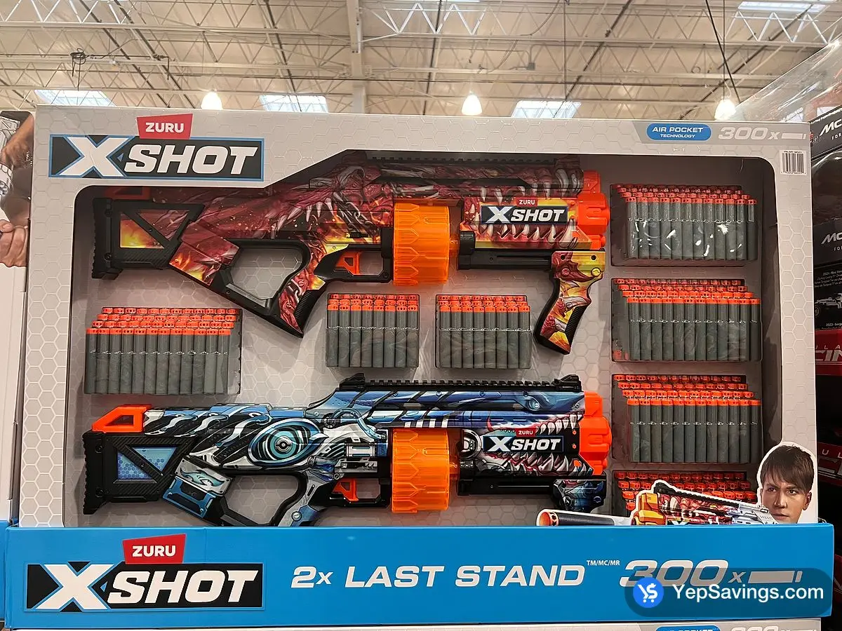 Costco X - SHOT LAST STAND 2 - PACK WITH 300 DARTS - Canada (ITM 1601411)