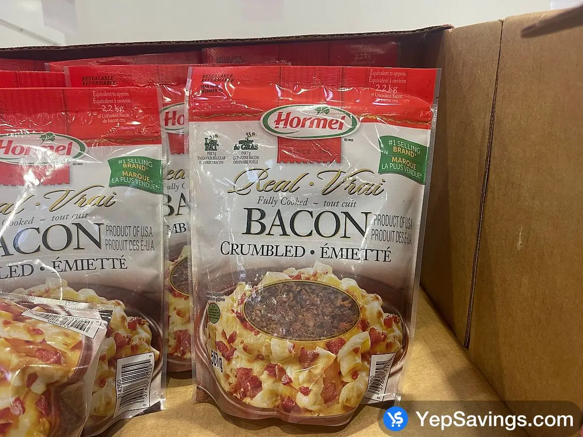 Costco HORMEL CRUMBLED BACON 567 g - Canada (ITM 314260)