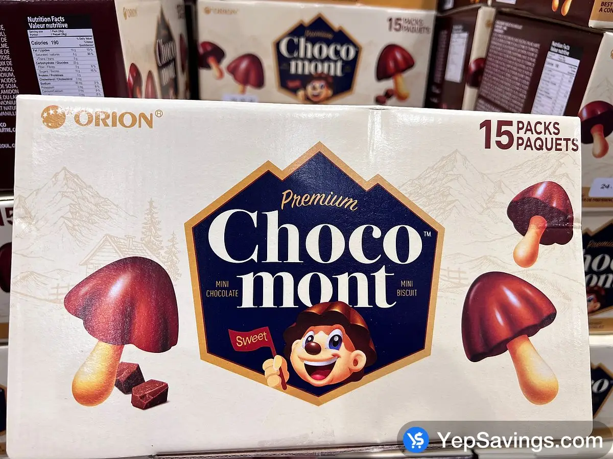 Costco ORION CHOCO MONT BISCUIT 15 x 36 g - Canada (ITM 1753841)