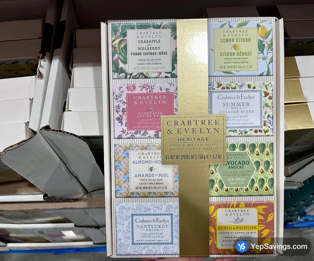 Costco 1835825 CRABTREE & EVELYN SET OF BAR SOAP - Canada (ITM 1835825)