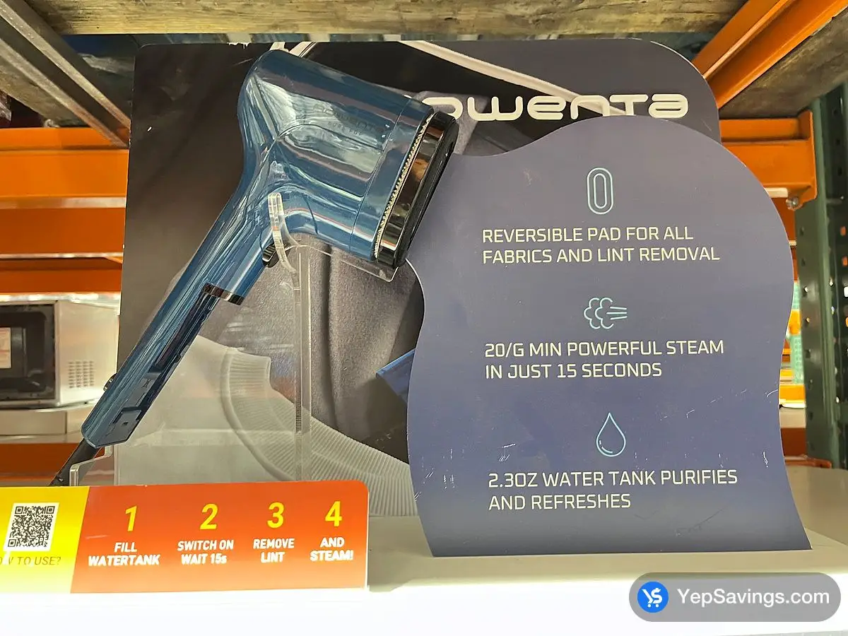 Costco ROWENTA PURE POP STEAMER - Canada (ITM 1891574)