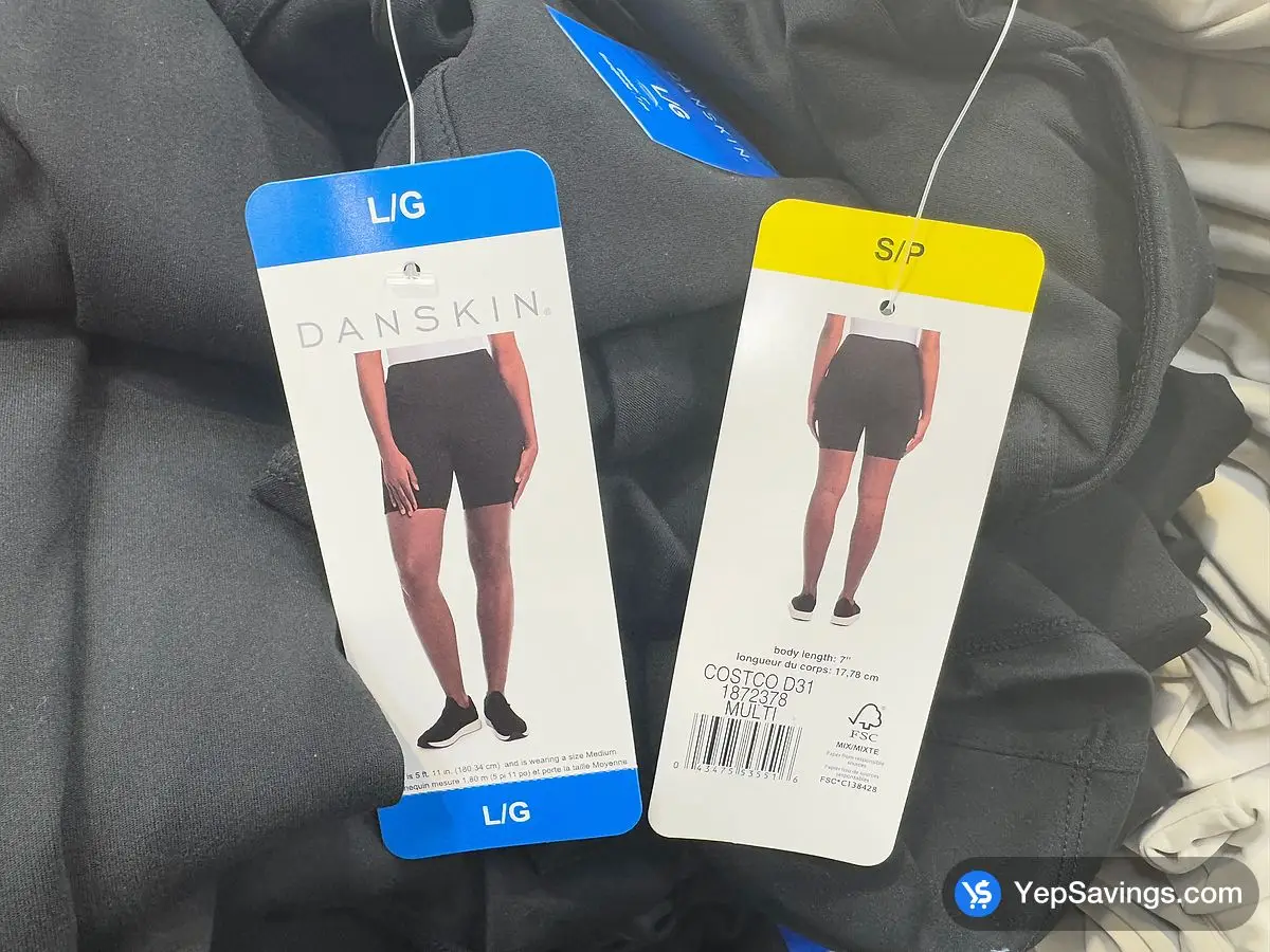 Costco DANSKIN BIKE SHORT + LADIES SIZES XS - XXL - Canada (ITM 1872377)
