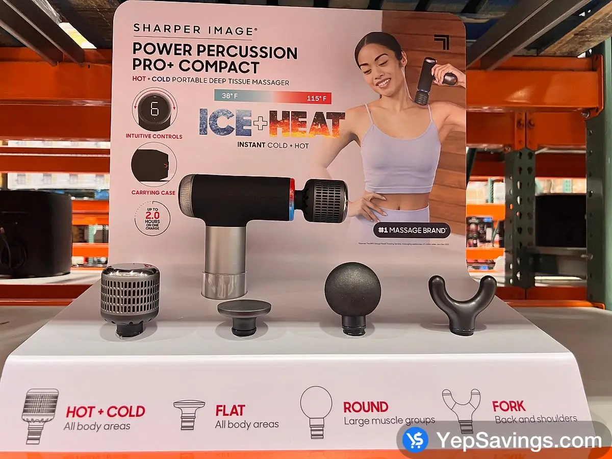 SHARPER IMAGE HOT & COLD PERCUSSION PRO MASSAGE DEVICE at Costco Brant St  Burlington