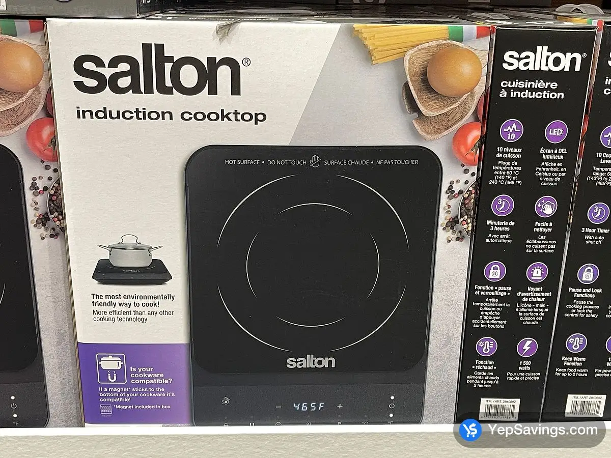 Costco SALTON INDUCTION COOKTOP - Canada (ITM 2840892)